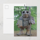 Fantastische Deense troll Ivan Briefkaart! Briefkaart (Voorkant / Achterkant)