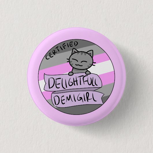 Fantastische Demigirl Ronde Button 3,2 Cm (Voorkant)