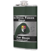 Fantastische derde groep speciale strijdkrachten heupfles (Links)