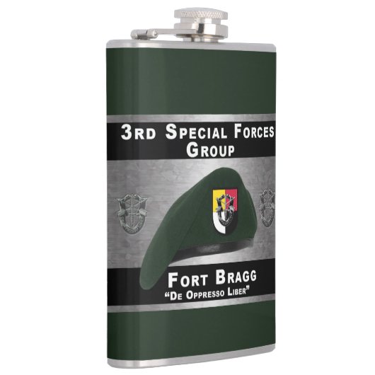 Fantastische derde groep speciale strijdkrachten heupfles (Rechts)