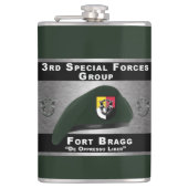 Fantastische derde groep speciale strijdkrachten heupfles (Voorkant)