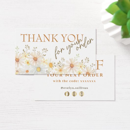 Fantastische details dankzij je kortingskaart visitekaartje (Bureau)