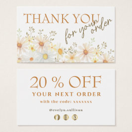 Fantastische details dankzij je kortingskaart visitekaartje