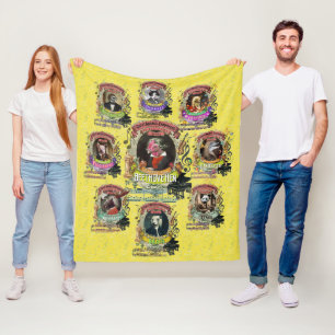 Fantastische diercomponisten klassieke muziek fleece deken