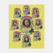 Fantastische diercomponisten klassieke muziek fleece deken (Voorkant)