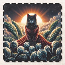Fantastische digitale kunst: Night Sky Cat Omsinge