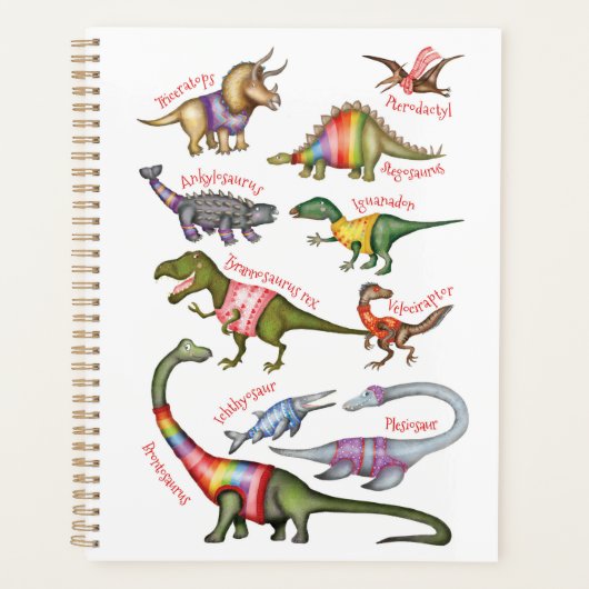 Fantastische dinosaurus planner (Voorkant)