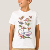 Fantastische dinosaurussen T-shirt (Voorkant)