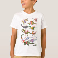 Fantastische dinosaurussen T-shirt