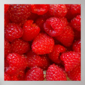 Fantastische donkerroze frambofoto poster (Voorkant)