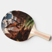 Fantastische draak in de bergen tafeltennisbatje (Zijkant)