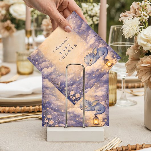 Fantastische Draken Fantasy Baby Shower Servet