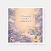 Fantastische Draken Fantasy Baby Shower Servet (Voorkant)