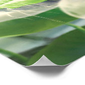 Fantastische drijvende stad met natuur - Poster (Hoek)