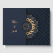 Fantastische elegante bruiloft gastenboek (Voorkant)