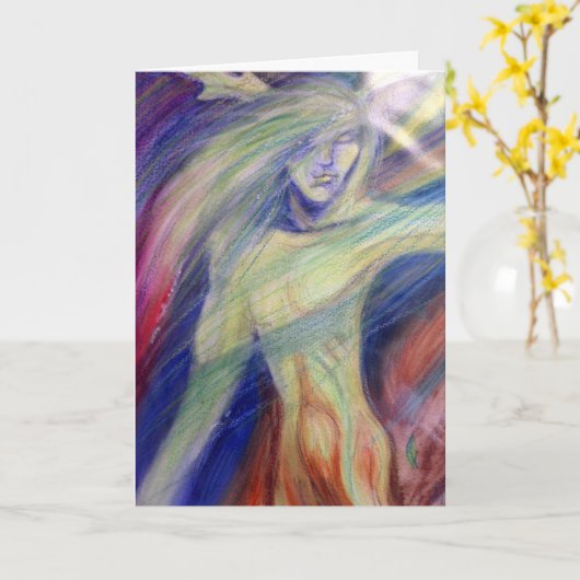 Fantastische elementaire gedistilleerde kaart (Gele Bloem)