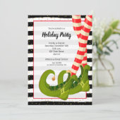 Fantastische Elf Legs Holiday Kerstuitnodigingen (Staand voorkant)