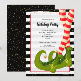 Fantastische Elf Legs Holiday Kerstuitnodigingen