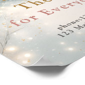 Fantastische Elfen Cadeaubon Promotie Poster (Hoek)
