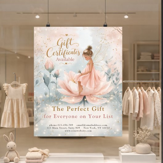 Fantastische Elfen Cadeaubon Promotie Poster