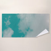 Fantastische en  dynamische wolk en hemel met gru badhanddoek (Badhanddoek)