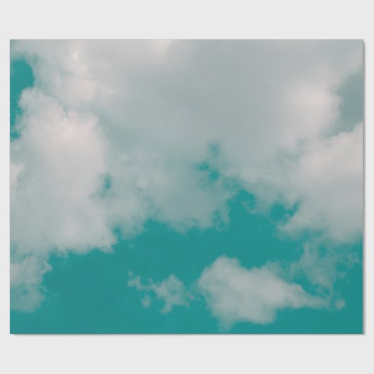 Fantastische en  dynamische wolk en hemel met gru cadeaupapier (Vlak)