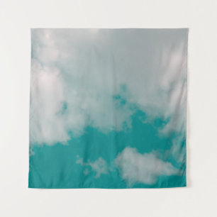 Fantastische en dynamische wolk en hemel met gru wandkleed