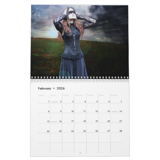 Fantastische en Magische Art Agenda Kalender (Feb 2026)