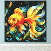 Fantastische Fantasie Canvas Afdruk (Insitu (Houten vloer))