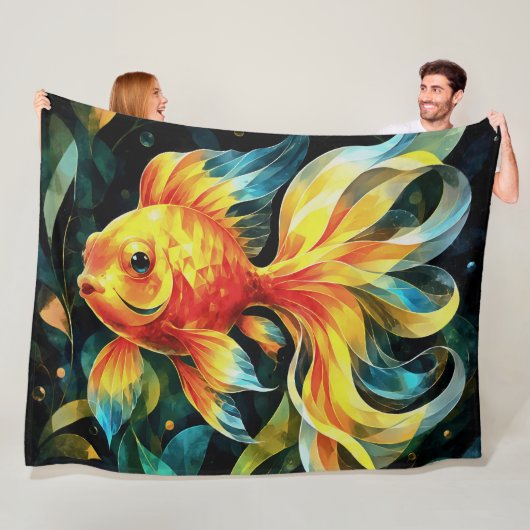Fantastische Fantasie Fleece Deken (In situ)