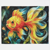Fantastische Fantasie Fleece Deken (Voorkant (Horizontaal))