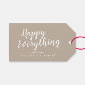 Fantastische feestdag cadeaulabel (Voorkant (Horizontaal))