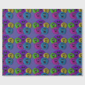 Fantastische flesjes met dekmantel- en omslagpapie cadeaupapier (Vlak)