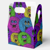 Fantastische flesjes met schitterende bedekking bedankdoosjes (Geopend)