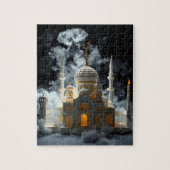 Fantastische Foge Witte Moskee Legpuzzel (Verticaal)