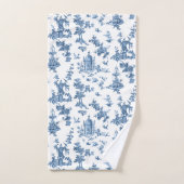 Fantastische fonteinen en bomen in toile-Blue Bad Handdoek (Handdoek)