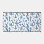 Fantastische fonteinen en bomen in toile-Blue Bureaumat (Voorkant)