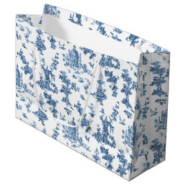  Fantastische fonteinen en bomen in toile-Blue Groot Cadeauzakje