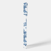  Fantastische fonteinen en bomen in toile-Blue iPhone Hoesje (Rechterkant)