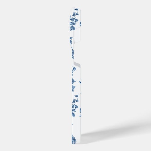  Fantastische fonteinen en bomen in toile-Blue iPhone Hoesje (Linkerkant)