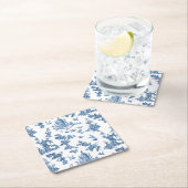 Fantastische fonteinen en bomen in toile-Blue Kartonnen Onderzetters (Insitu)