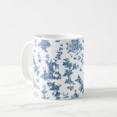  Fantastische fonteinen en bomen in toile-Blue Koffiemok (Voorkant links)