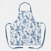 Fantastische fonteinen en bomen in toile-Blue Schort (Voorkant)