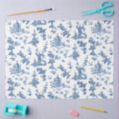  Fantastische fonteinen en bomen in toile-Blue Tissuepapier (Craft)