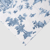  Fantastische fonteinen en bomen in toile-Blue Tissuepapier (Detail)