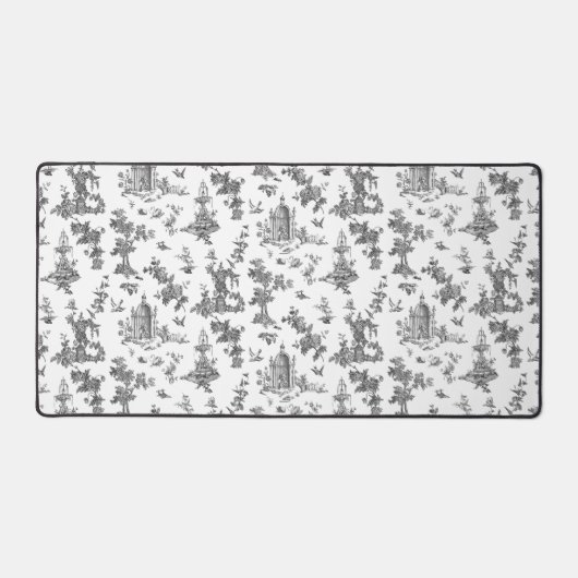  Fantastische fonteinen en bomen toile-B & W Bureaumat (Voorkant)