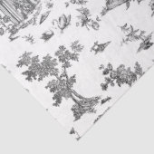  Fantastische fonteinen en bomen toile-B & W Tissuepapier (Detail)