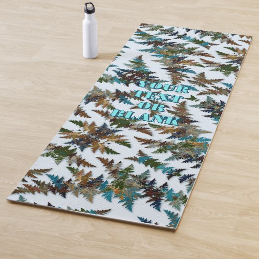 Fantastische Fractale Arctische Camouflage Yogamat (In situ)