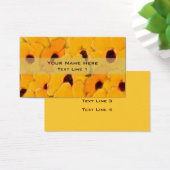 Fantastische gele Dagen Floral Art Visitekaartjes (Bureau)