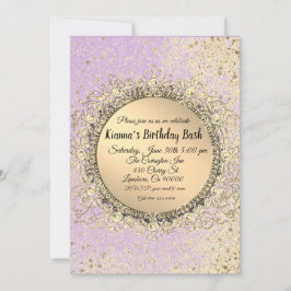 Fantastische Glittery Stars Lavender Birthday